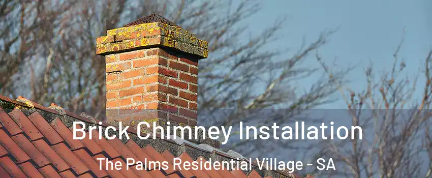 Brick Chimney Installation The Palms Residential Village - SA