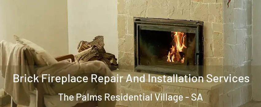 Brick Fireplace Repair And Installation Services The Palms Residential Village - SA