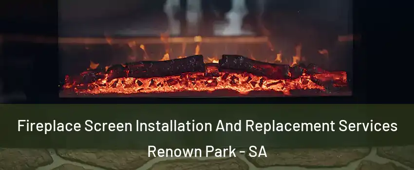 Fireplace Screen Installation And Replacement Services Renown Park - SA