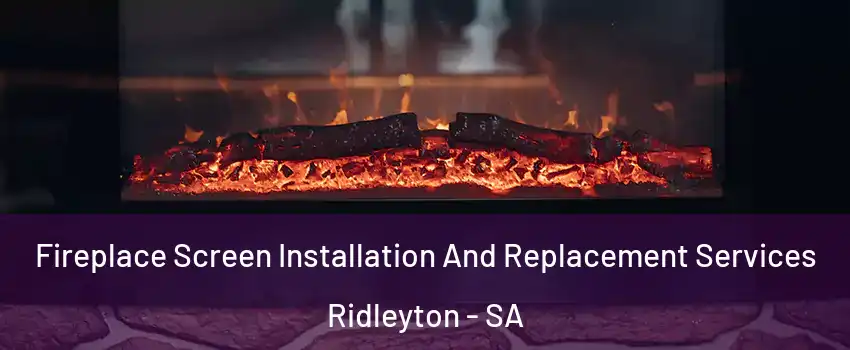 Fireplace Screen Installation And Replacement Services Ridleyton - SA