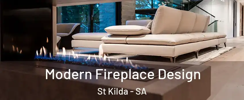 Modern Fireplace Design St Kilda - SA