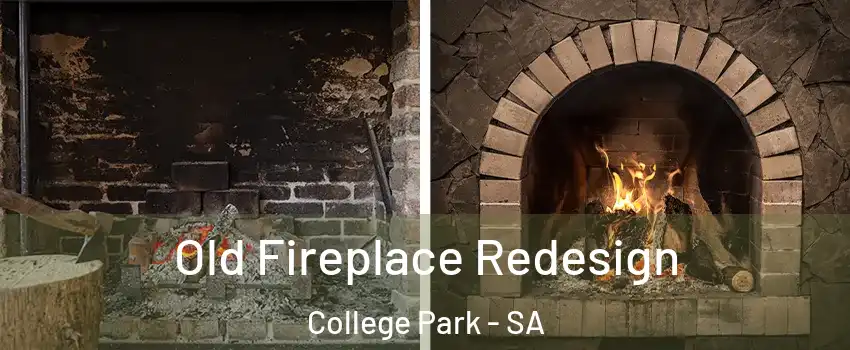  Old Fireplace Redesign College Park - SA