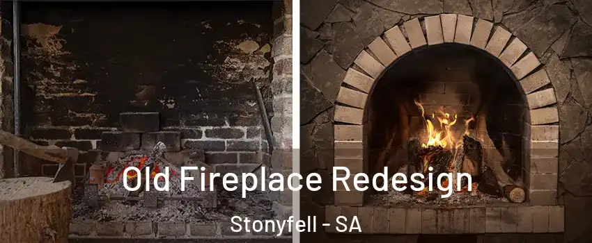 Old Fireplace Redesign Stonyfell - SA