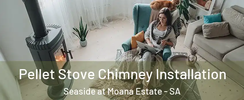 Pellet Stove Chimney Installation Seaside at Moana Estate - SA