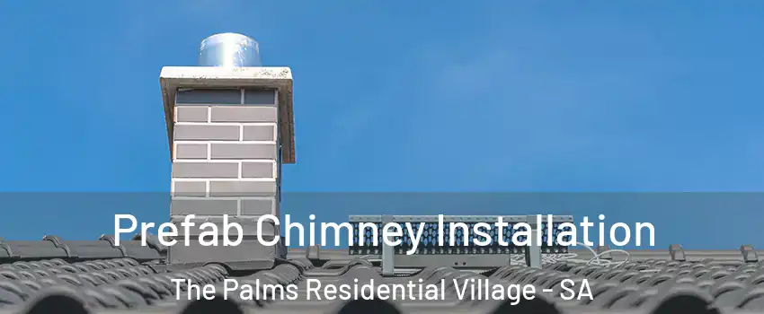 Prefab Chimney Installation The Palms Residential Village - SA